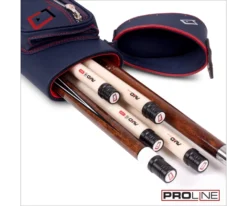 Cuetec 2x4 Navy Pro Line Pool Cue Case 16 Cuetec 2x4 Navy Pro Line Pool Cue Case -Cue Craft 23 ct pro line 2x4 navy 95 754 open