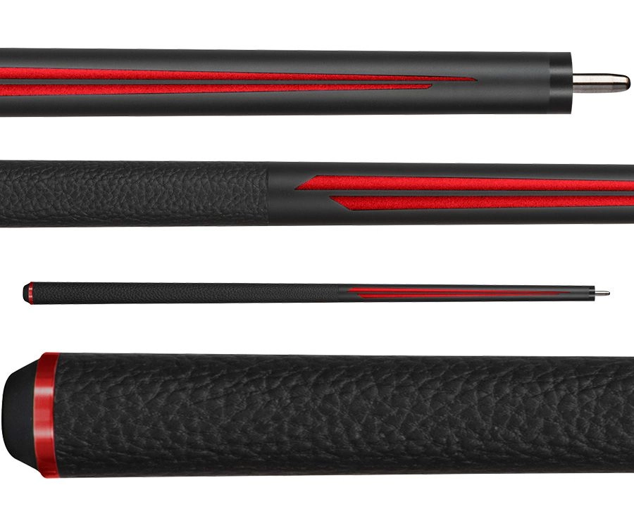 Bull Carbon BCSP1 Red Split Cue W/ Shaft 2 Bull Carbon BCSP1 Red Split Cue W/ Shaft - Image 2