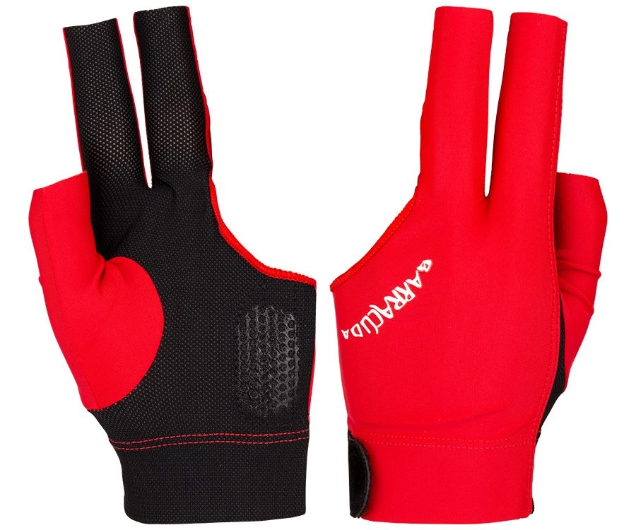 Barracuda Billiard Glove - Red 1 Barracuda Billiard Glove - Red