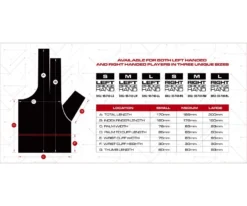 Cuetec Axis Billiards Glove -Cue Craft bglct size chart 01