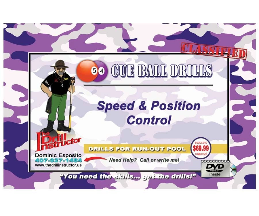 Pro Skills Drills Set - Cue Ball Drills 1 Pro Skills Drills Set - Cue Ball Drills