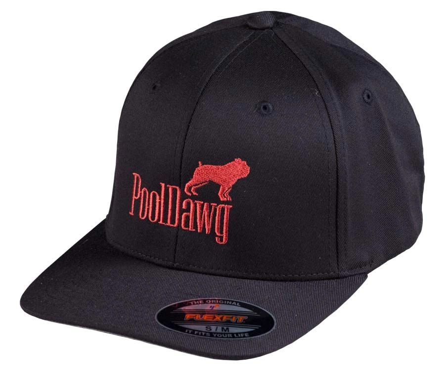 PoolDawg Logo Black Baseball Hat 1 PoolDawg Logo Black Baseball Hat