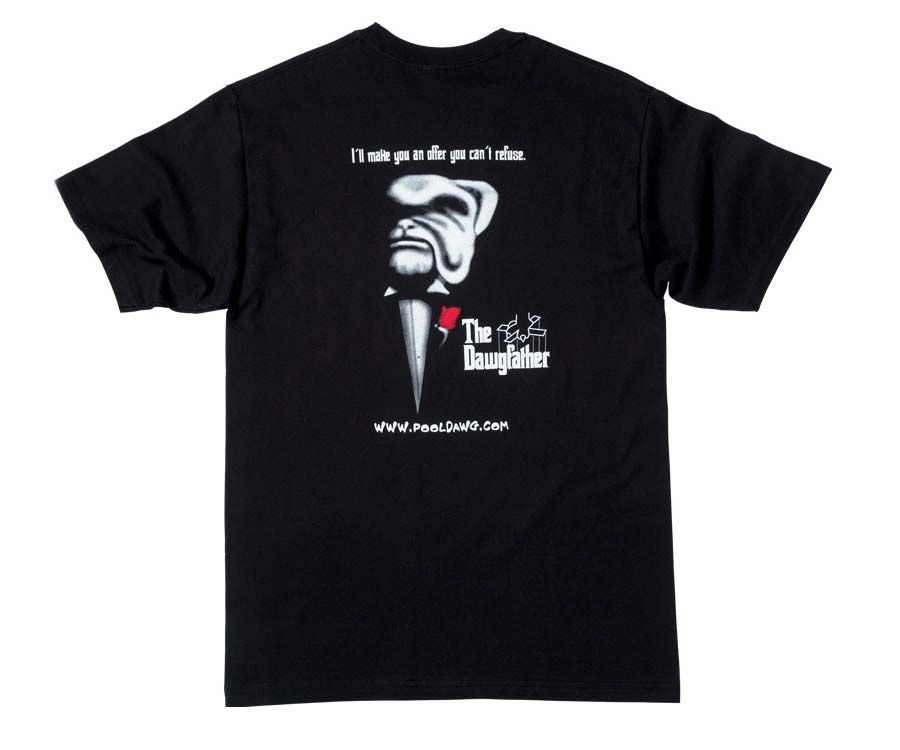 PoolDawg T-Shirt: The Dawgfather 1 PoolDawg T-Shirt: The Dawgfather
