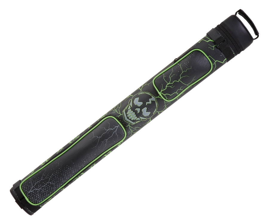Eight Ball Mafia EBMC22K Green Skull 2 Butt 2 Shaft Hard Case 2 Eight Ball Mafia EBMC22K Green Skull 2 Butt 2 Shaft Hard Case - Image 2