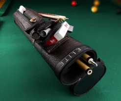 Elite Leatherette 2 Butt 4 Shaft Hard Case 15 Elite Leatherette 2 Butt 4 Shaft Hard Case -Cue Craft eccp24 brown 01 1