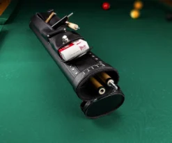 Elite Prime 2 Butt 2 Shaft Hard Case -Cue Craft ecp22 black 01