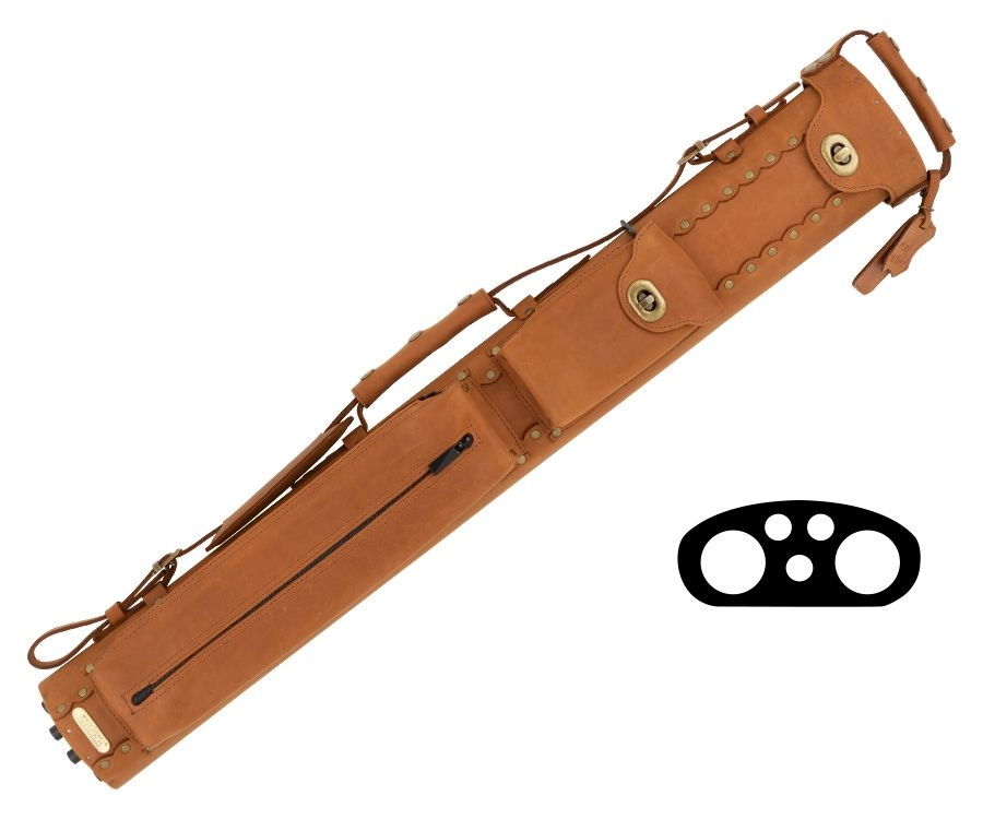 Instroke Buffalo 2 Butt 3 Shaft Leather Case 1 Instroke Buffalo 2 Butt 3 Shaft Leather Case