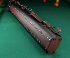Instroke Cowboy 3 Butt 5 Shaft Leather Case -Cue Craft isc35 mix 02
