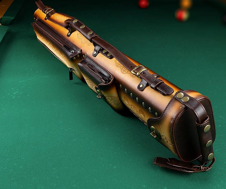 Instroke Tooled 3 Butt 5 Shaft Leather Case 7 Instroke Tooled 3 Butt 5 Shaft Leather Case - Image 7