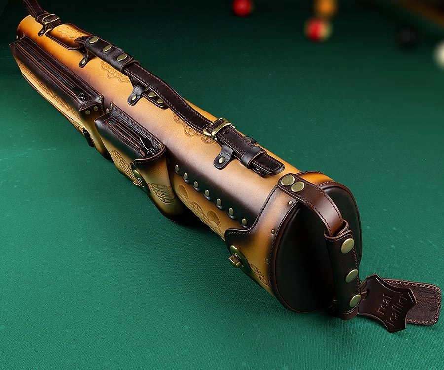 Instroke Tooled 3 Butt 7 Shaft Leather Case 7 Instroke Tooled 3 Butt 7 Shaft Leather Case - Image 7