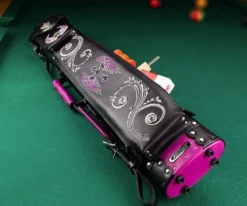 Instroke La Bella Donna 2 Butt 4 Shaft Hard Case - Black 12 Instroke La Bella Donna 2 Butt 4 Shaft Hard Case - Black -Cue Craft isxb 02