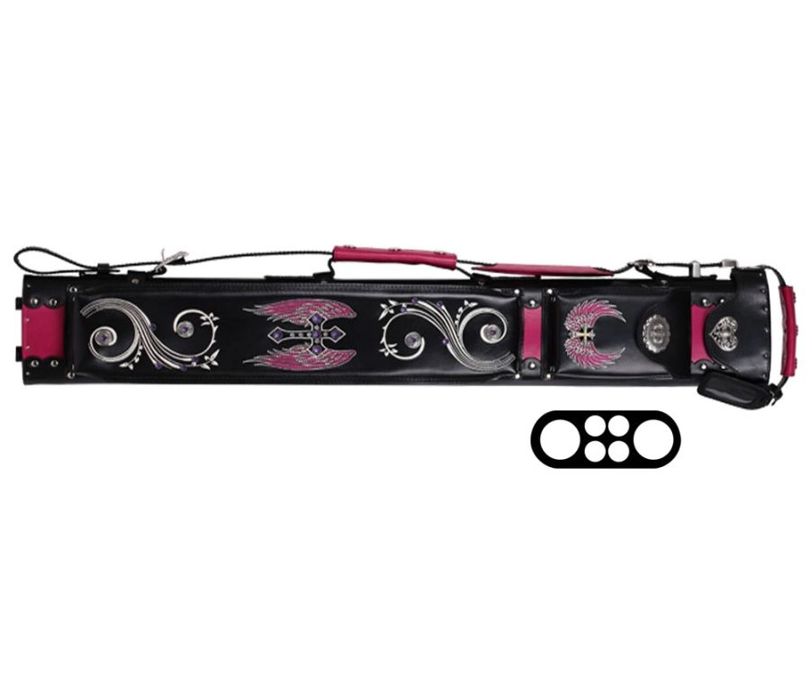 Instroke La Bella Donna 2 Butt 4 Shaft Hard Case - Black 3 Instroke La Bella Donna 2 Butt 4 Shaft Hard Case - Black - Image 3