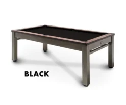 Lexington 3-in-1 Outdoor Pool/Dining/Ping Pong Table From Spencer Marston - FREE Installation -Cue Craft lexington black