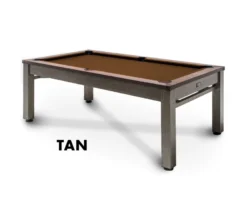 Lexington 3-in-1 Outdoor Pool/Dining/Ping Pong Table From Spencer Marston - FREE Installation -Cue Craft lexington tan