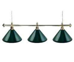 Economy 3-Shade Pool Table Light 7 Economy 3-Shade Pool Table Light -Cue Craft lpeb3 brass 01