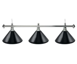 Economy 3-Shade Pool Table Light 6 Economy 3-Shade Pool Table Light -Cue Craft lpeb3 chrome 01