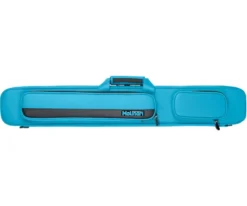 Molinari 2 Butt 4 Shaft Cyan/Black Flat Cue Case 8 Molinari 2 Butt 4 Shaft Cyan/Black Flat Cue Case -Cue Craft mlcf24 cyan cat