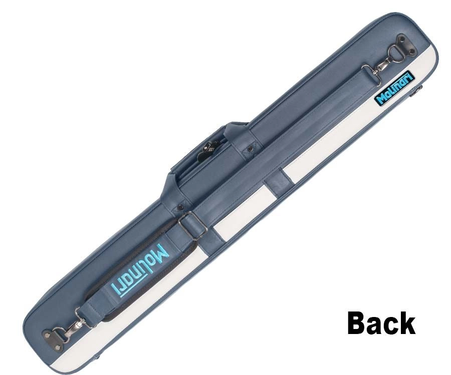 Molinari 2 Butt 4 Shaft Navy Flat Cue Case 1 Molinari 2 Butt 4 Shaft Navy Flat Cue Case