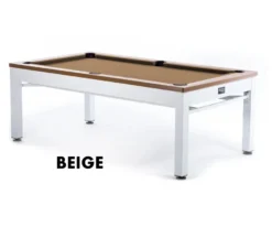 Newport 3-in-1 Outdoor Pool/Dining/Ping Pong Table From Spencer Marston - FREE Installation -Cue Craft newport beige