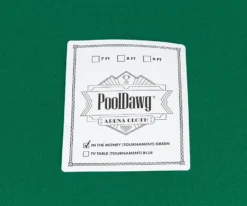 PoolDawg Arena Pool Table Cloth -Cue Craft pdcla tour green label 01