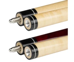 Economy Two-Piece Pool Cue Bundle (4 House Cues Set) -Cue Craft pdeco joints