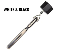 Octagon Wood Pocket Chalker 15 Octagon Wood Pocket Chalker -Cue Craft qcwco whiteblack 01 1
