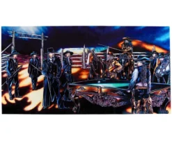 "Shoot Out" Floating Wall Art (30" X 15.75") - Rich Color -Cue Craft rtnsowc 01