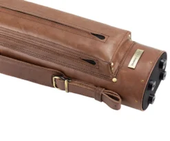 Tango Pampa Chestnut 3 Butt 5 Shaft Leather Cue Case -Cue Craft tapm35 chestnut 04