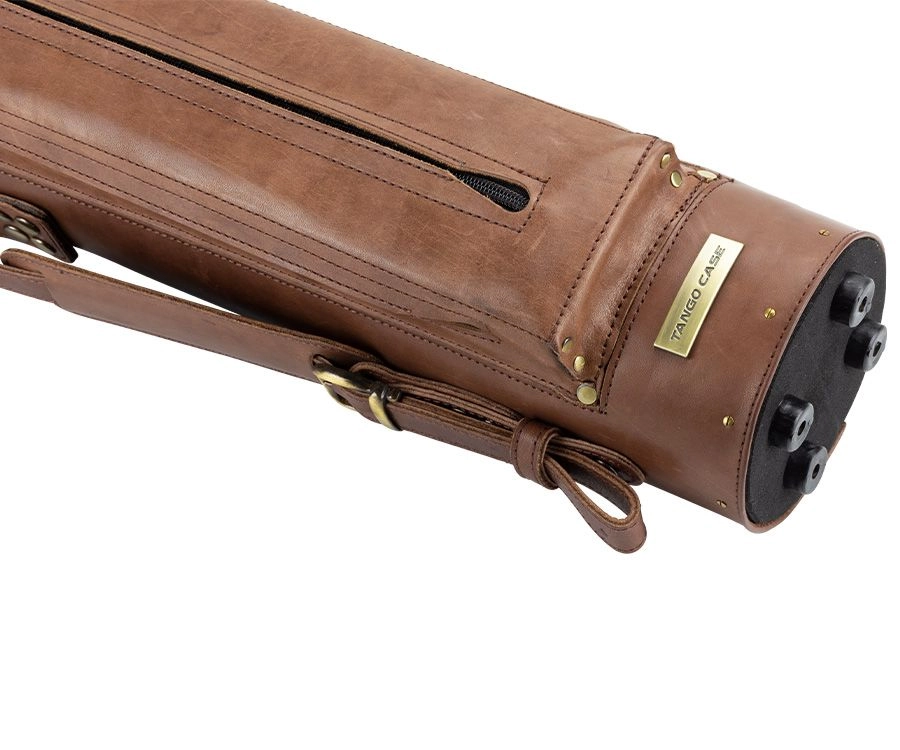 Tango Pampa Chestnut 3 Butt 6 Shaft Leather Cue Case 4 Tango Pampa Chestnut 3 Butt 6 Shaft Leather Cue Case - Image 4