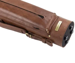 Tango Pampa Chestnut 3 Butt 7 Shaft Leather Cue Case -Cue Craft tapm37 chestnut 04