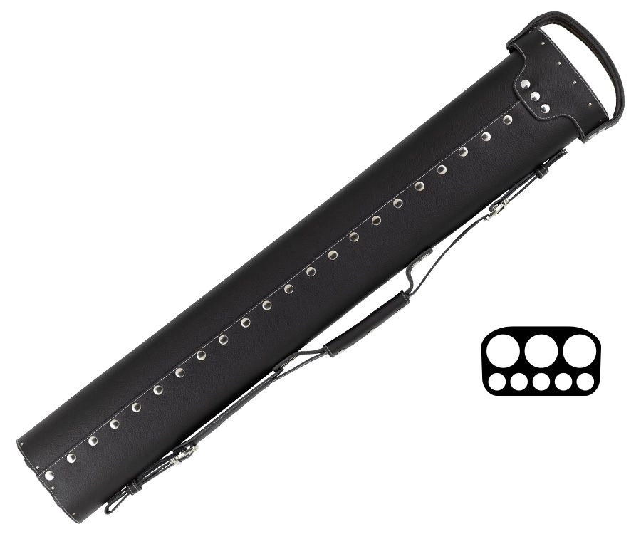 Tango Zorzal Black 3 Butt 5 Shaft Hard Case 2 Tango Zorzal Black 3 Butt 5 Shaft Hard Case - Image 2