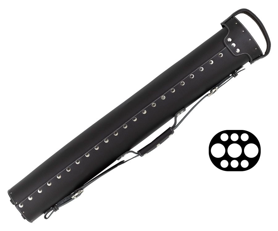 Tango Zorzal Black 3 Butt 6 Shaft Hard Case 2 Tango Zorzal Black 3 Butt 6 Shaft Hard Case - Image 2