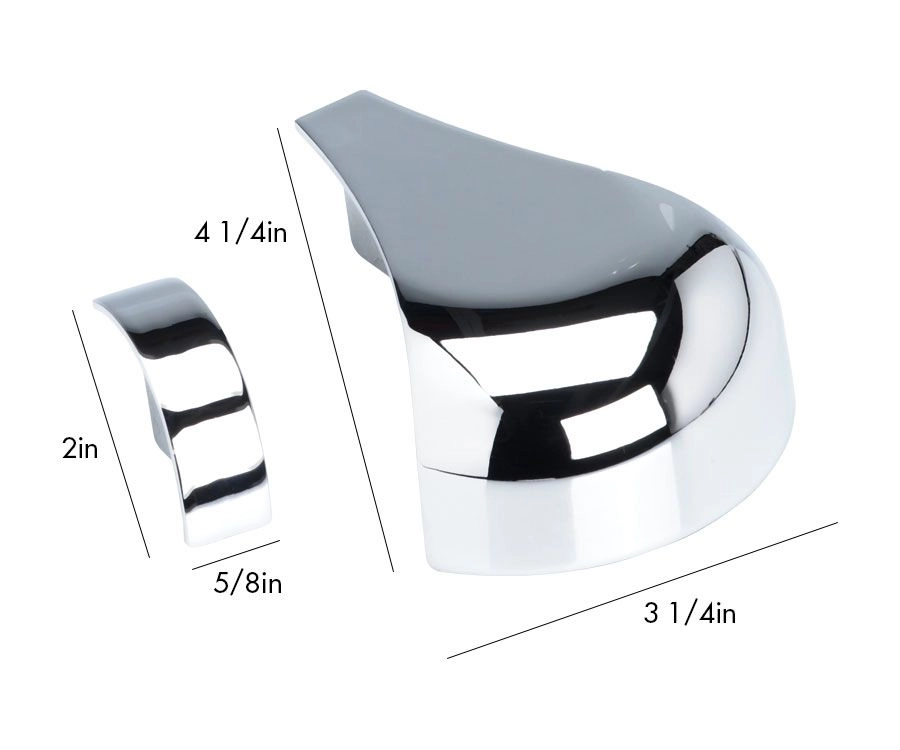 Corner/Side Castings Chrome Finish (Set Of 6) 2 Corner/Side Castings Chrome Finish (Set Of 6) - Image 2