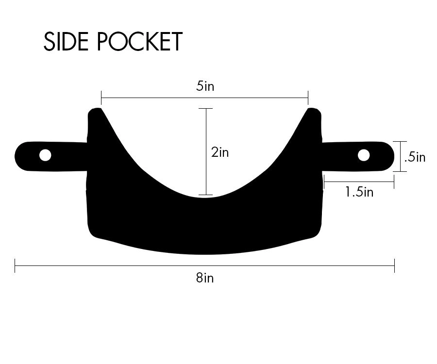 Tan Leather Pocket Set (Set Of 6) 2 Tan Leather Pocket Set (Set Of 6) - Image 2