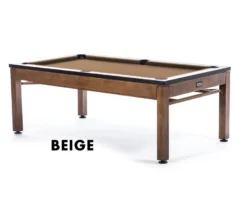 Tucson 3-in-1 Outdoor Pool/Dining/Ping Pong Table From Spencer Marston - FREE Installation -Cue Craft tucson beige