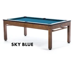Tucson 3-in-1 Outdoor Pool/Dining/Ping Pong Table From Spencer Marston - FREE Installation -Cue Craft tucson sky blue